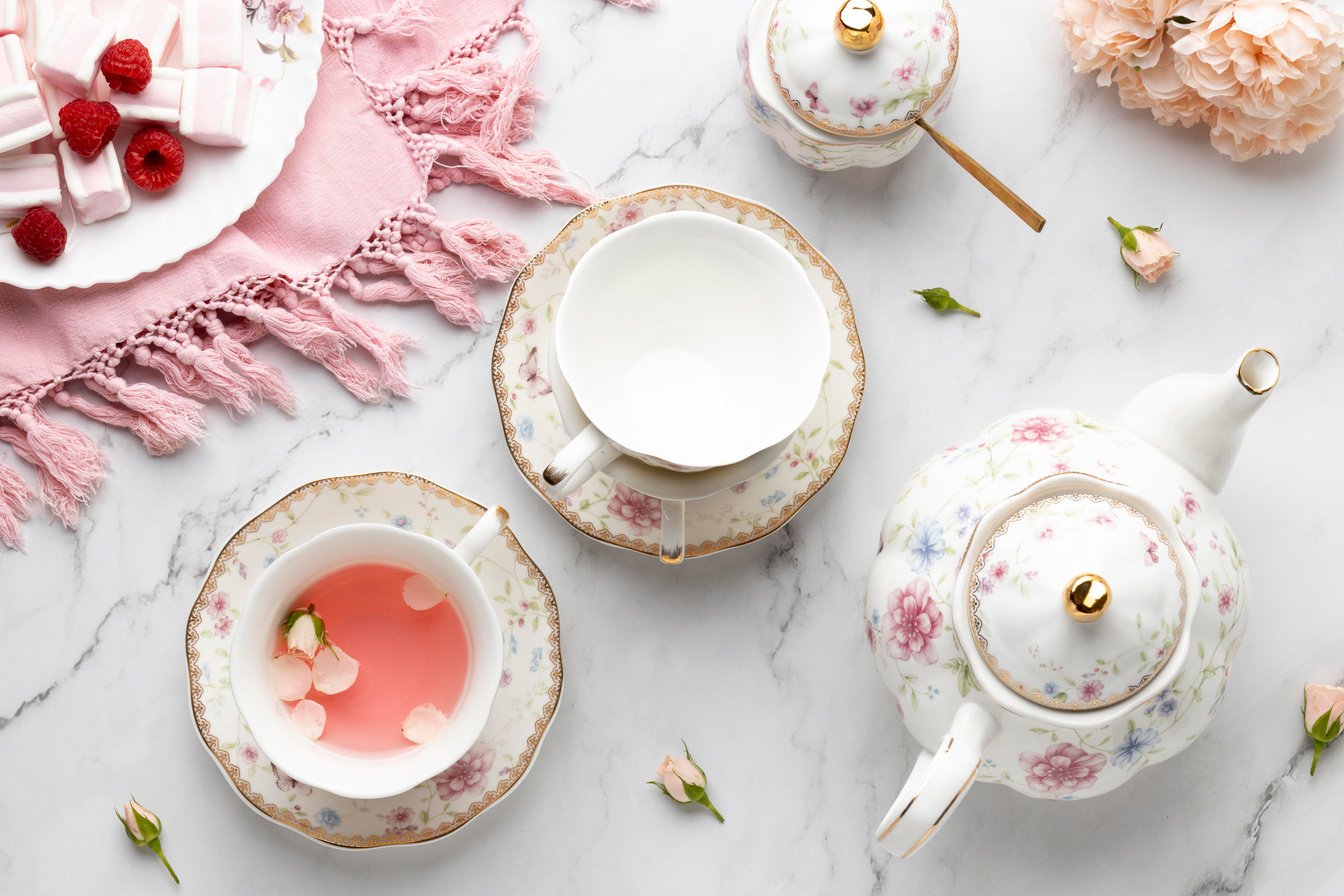 The Elegant Tea Party Composition